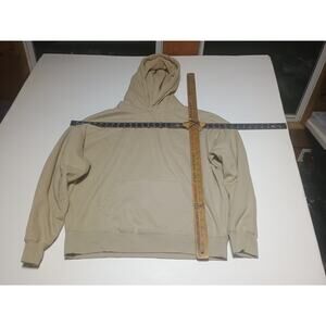 Novamen Tan Pullover Hoodie - Size Large - Great Condition!